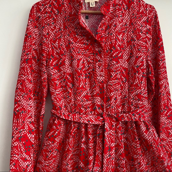 The Korner Long Sleeve Maxi Dress Lace Details New - Picture 2 of 6